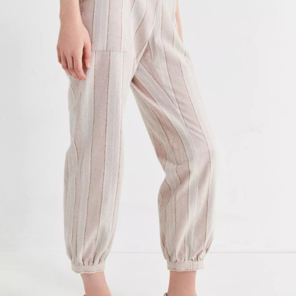 Urban Outfitters Willow Striped Cropped Pant Size Large New With Tags!